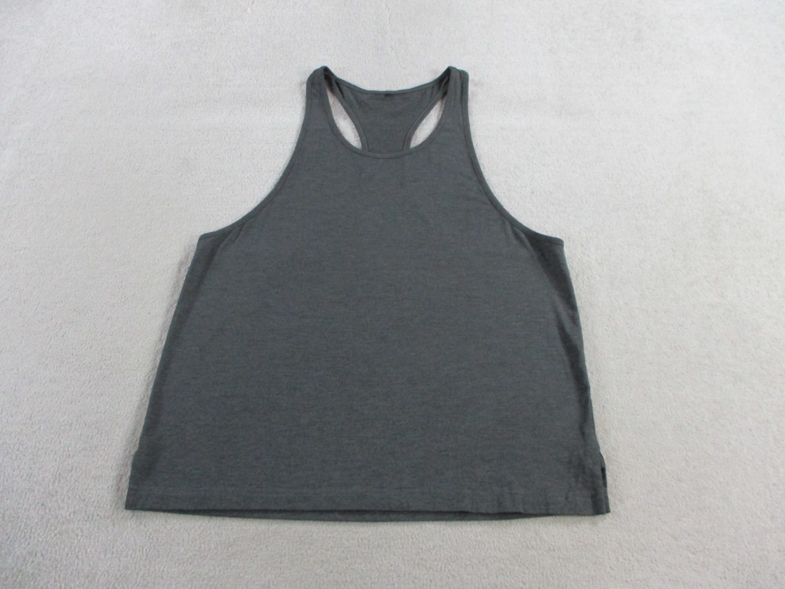 Alphalete Tank Top Mens Medium Heather Gray Stringer Gym Training Workout Muscle gallery