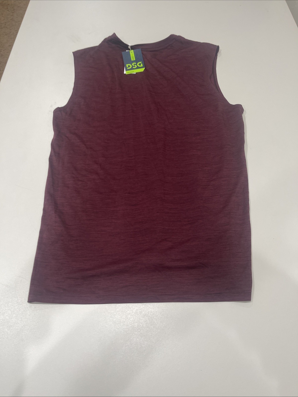 DSG Men's Movement Tank Size M Color Team Burgundy Heather gallery