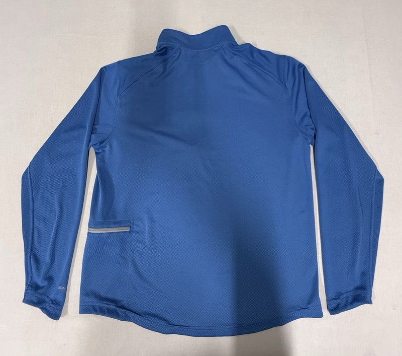 SIMMS Solarflex Plus UPF 50 1/4 Zip Pullover Fishing Mens Medium Blue 160 gallery