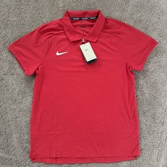 Nike Court Slam Dri-FIT ADV 1/4 Zip Tennis Polo Red Men’s Large HQ0792-687