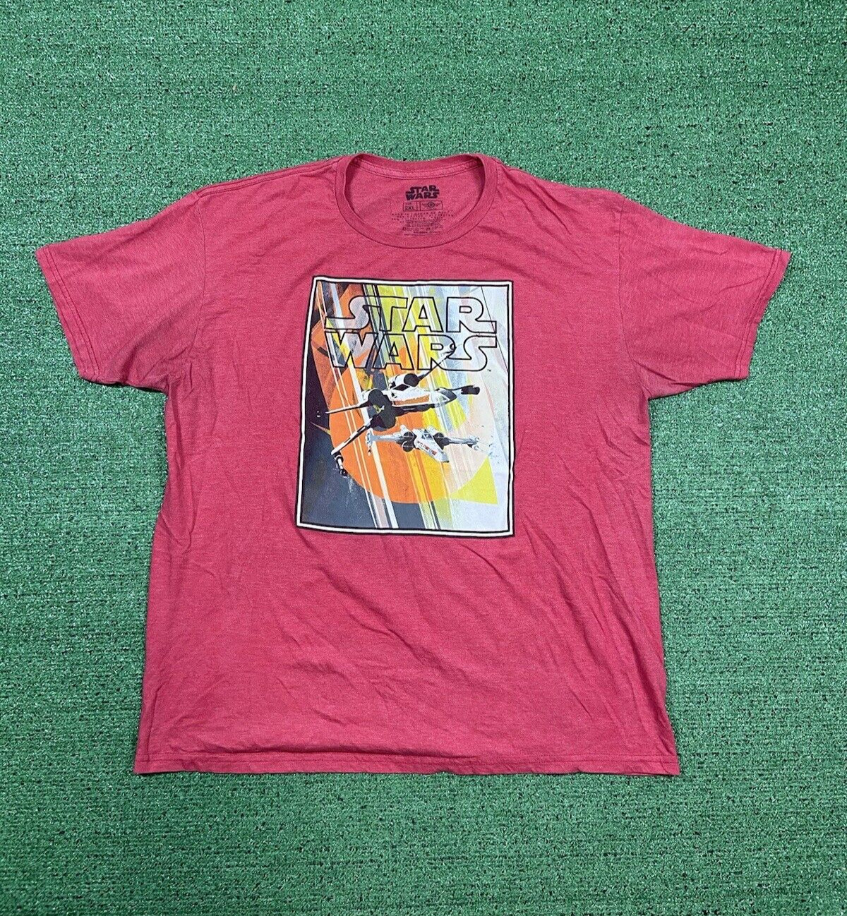 Star Wars Men’s Size 2XL X-Wing Starfighter T-Shirt Red gallery