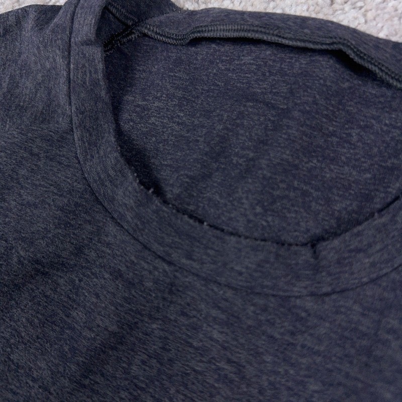 Lululemon Shirt Mens Large Gray Surge Warm Running Gym Performance Crew Neck gallery