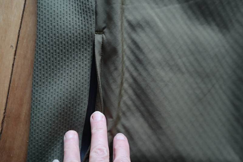 Dark Olive Green OUTERKNOWN Active Zip Neck LS Shirt Small gallery