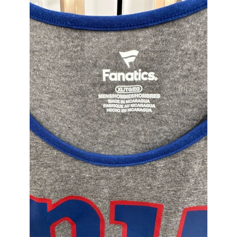 NWT Men's Fanatics New York Giants Sz XL Heather Gray Tank Top SI30 gallery