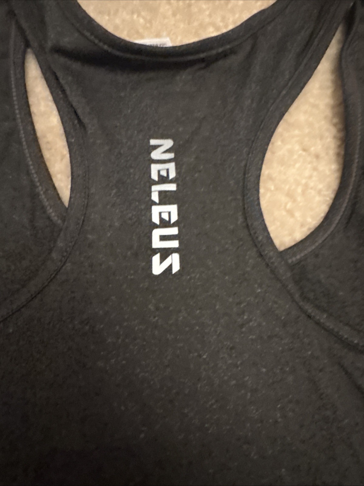 Neleus Mens Workout Top, Size XL gallery