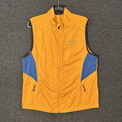 Brooks Shelter Technology Running Vest Mens L Orange Full Zip Reflective Vented