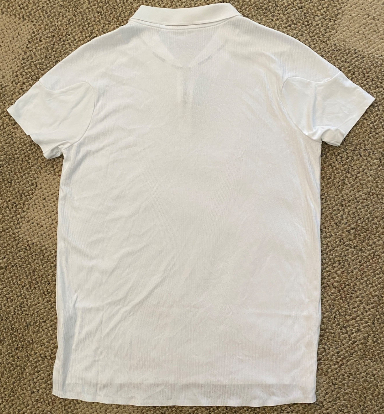 Nike Court Slam Tennis Shirt Pickleball Short Sleeve FD5291-100 $105 Men's M gallery
