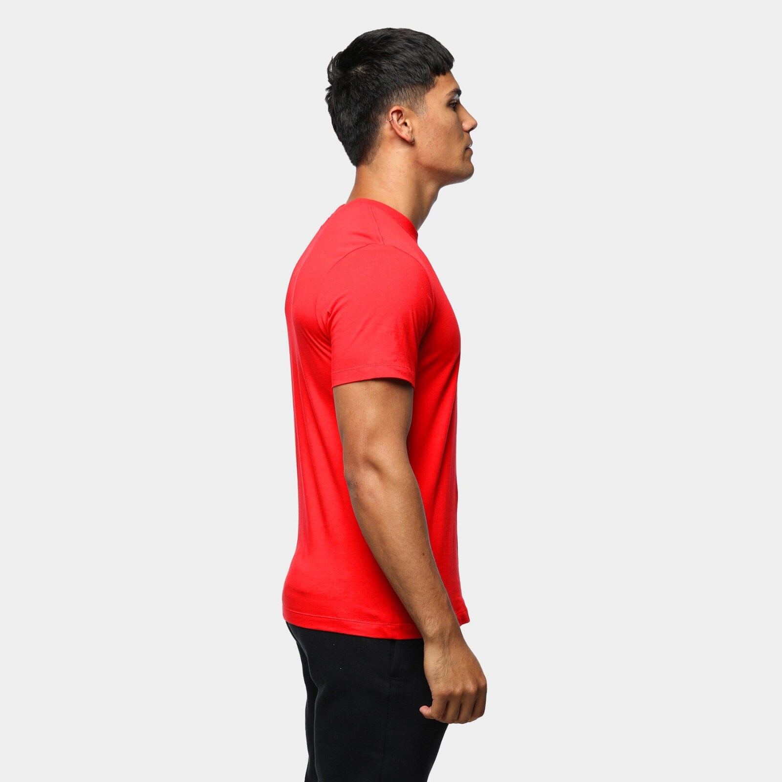Nike Dri-Fit T-Shirt Men's Cotton Poly Style Red/White BQ5231-687 Size M gallery