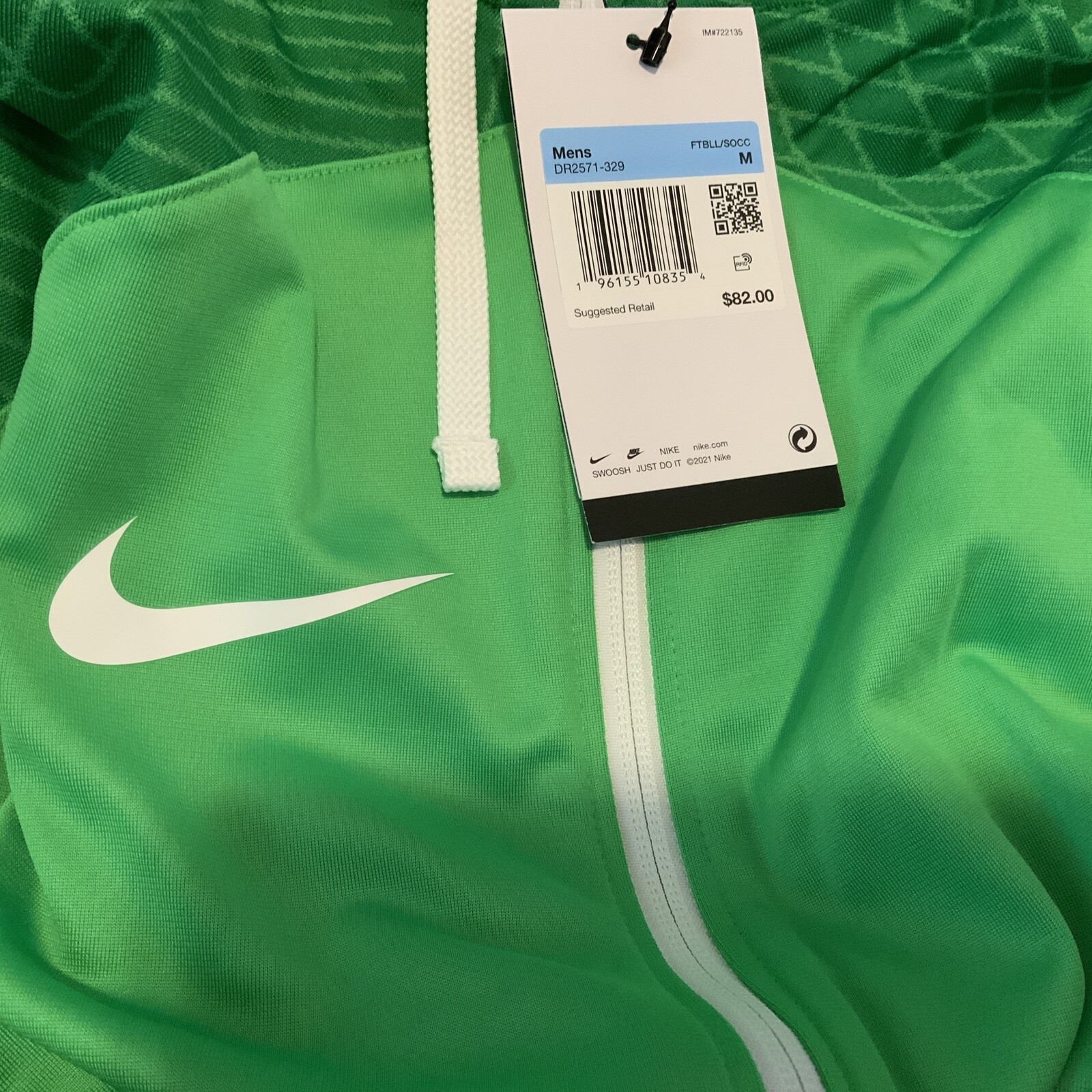 Nike Dri-Fit Full Zip Hoodie Soccer Jacket DR2571 Men’s Size: Medium Slim Fit gallery