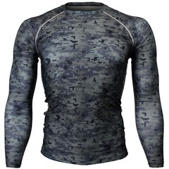 BTOPERFORM [FX-111K] Training Rash guard Skin Tight CAMO Compression Base layer