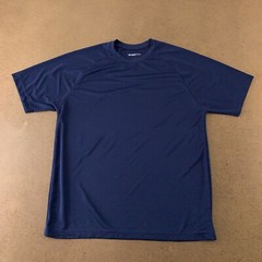 Sport-Tek Men’s Size Medium Navy Dry Zone Short Sleeve Raglan T-Shirt T473 New
