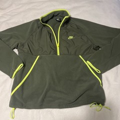 Nike Golf Pullover Mens Medium Green Therma Fit 1/4 Zip Fleece