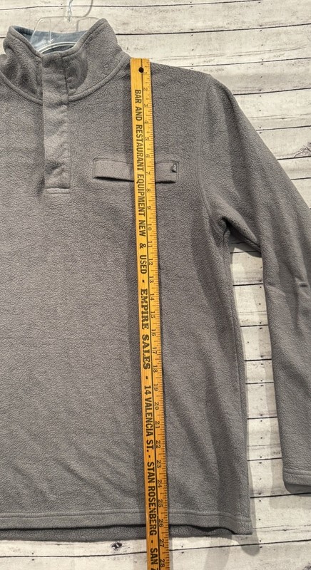 Free Fly Mens 1/4 Snap Button Sweater Sz S Gray Pullover Bamboo Blend Stretch gallery