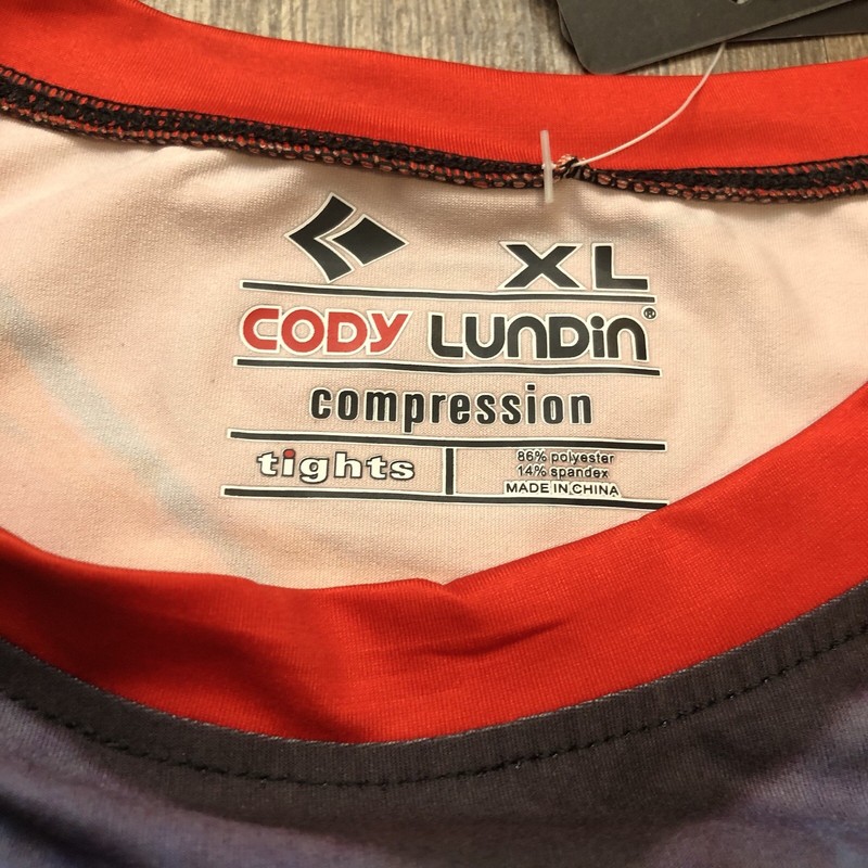 Cody Lundin Compression Shirt XL Marvel Capt America Inspired Armor Graphic NWT gallery