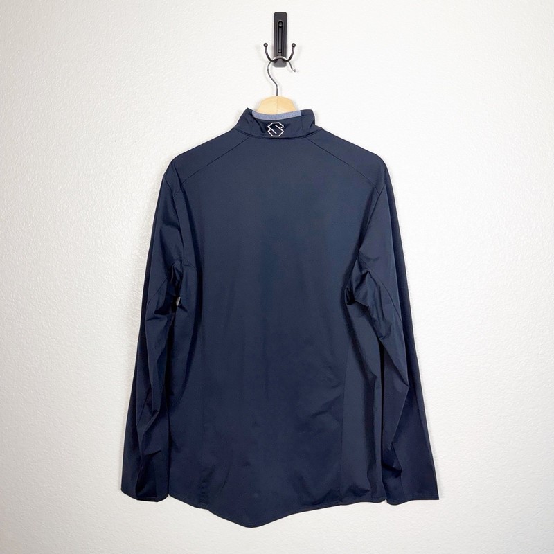 Stellar Equipment The Ultralight Mid T Neck 1/2 Zip Pullover Size L Blublack gallery