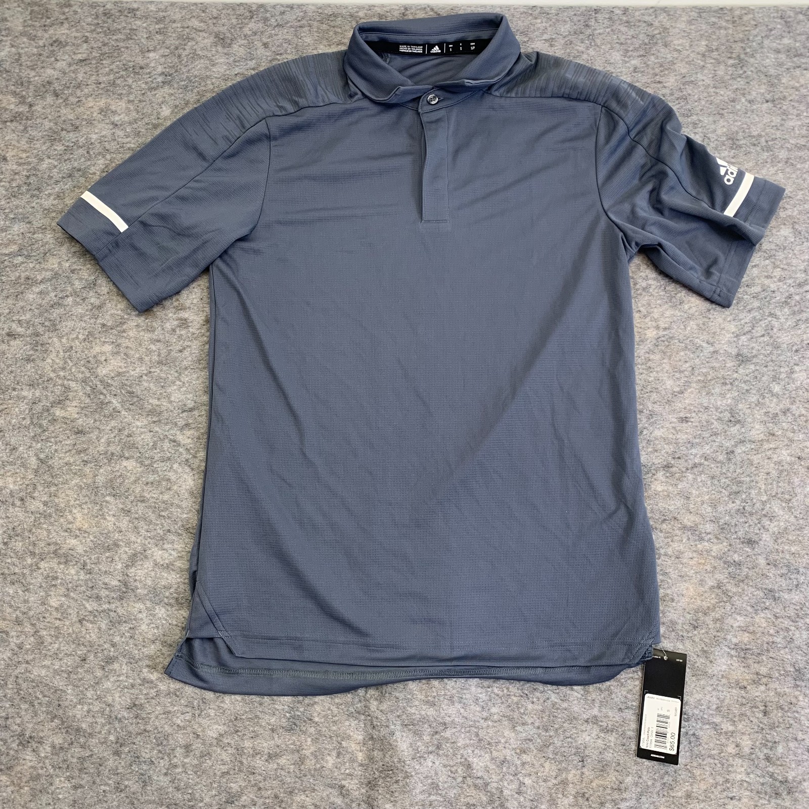Adidas Icnc Coach Golf Polo Shirt Men's Small Onix White Climalite NWT gallery
