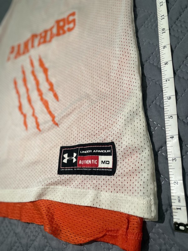 Under Armour Authentic Reversible orange white panthers Basketball Jersey sz MD gallery