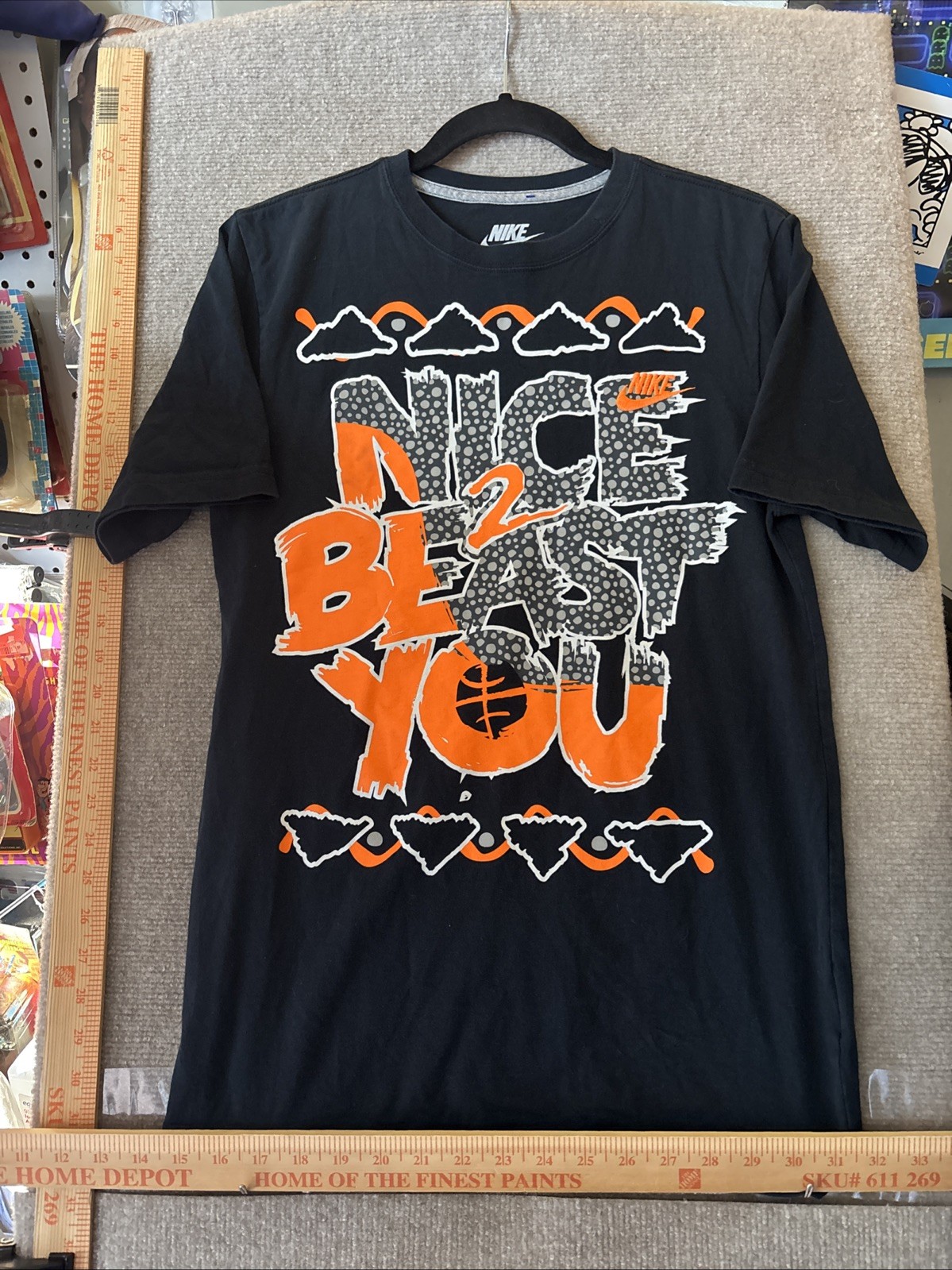 Nike Nice 2 Beast You Regular Fit Men's T-Shirt Size Small Black gallery