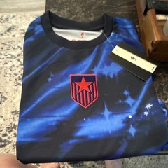 Comma 2026 WC Edition Men’s Crew Neck Abstract T-Shirt Blue/Black S Poly