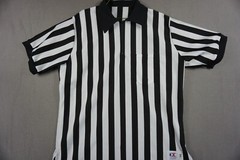 Cliff Keen Athletic Medium Referee Style Polyester Quarter Zip Up Shirt