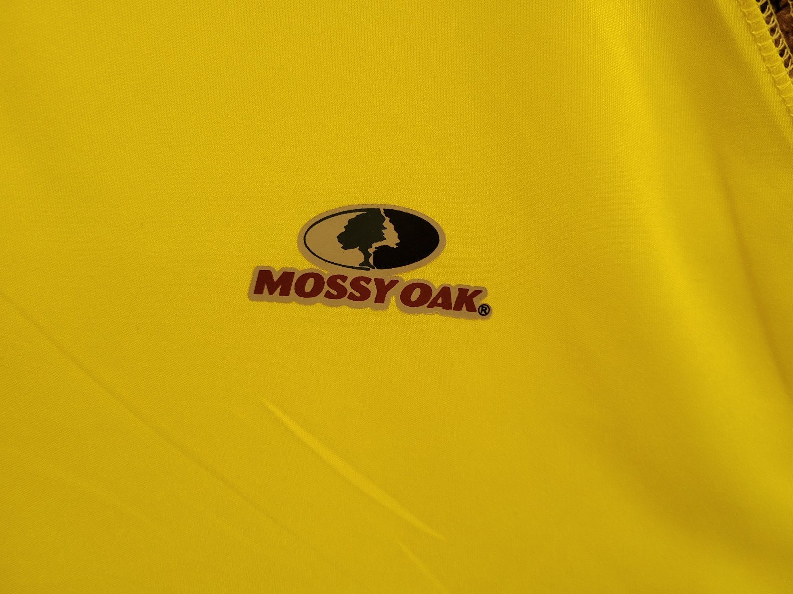 Mossy Oak Men's 2XL Performance Workout Long Sleeve Shirt. Neon Yellow gallery
