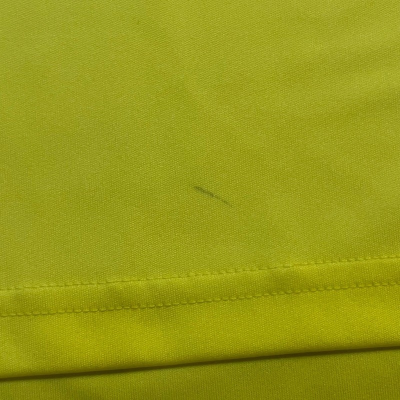 Adidas Formotion Soccer Referee Jersey Mens Large Neon Yellow Quarter Zip Shirt gallery