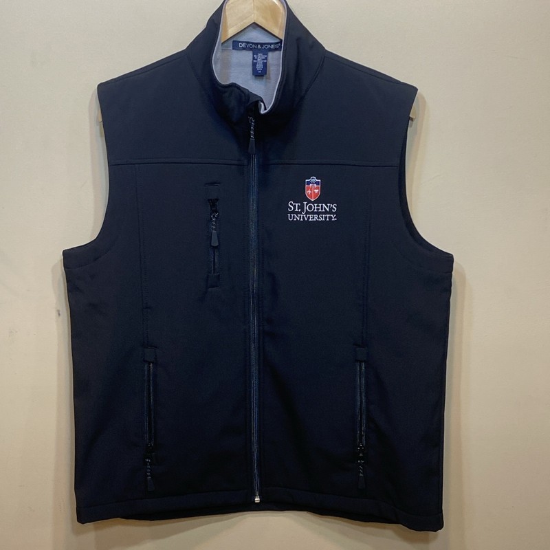 St John’s University Hybrid Vest Men’s Medium M College Black Devon & Jones gallery