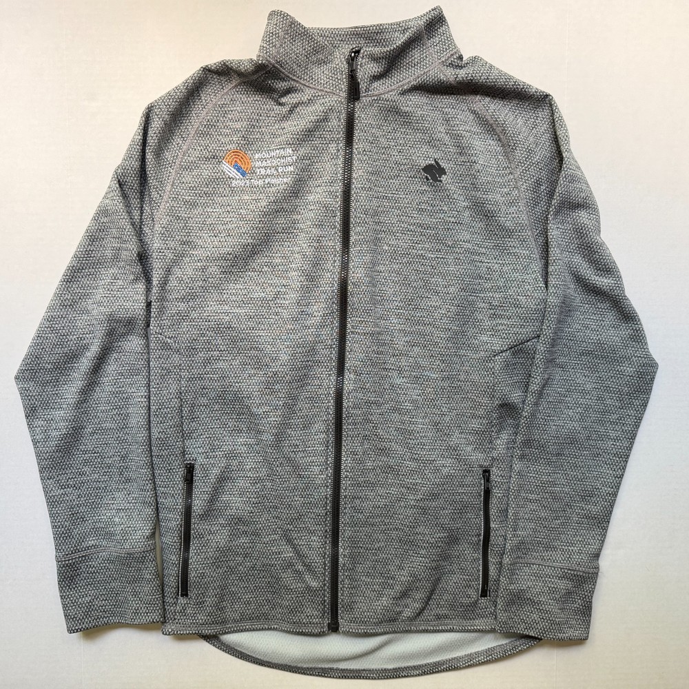 Mountain Masochist Rabbit Running LS Full Zip Jacket Mens XL Gray 2023 Finisher