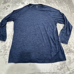 Champion Performance Pullover Polyester Shirt Men’s Size XXL Blue First Layer