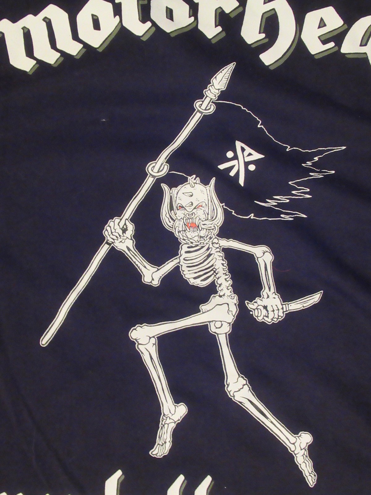 Roark Motorhead You Better Run Amok heavy metal skeleton tshirt size SMALL gallery