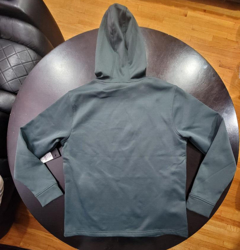 LEG3ND Men's Green Performance Hoodie With Zipper Pockets NWT Sz M gallery