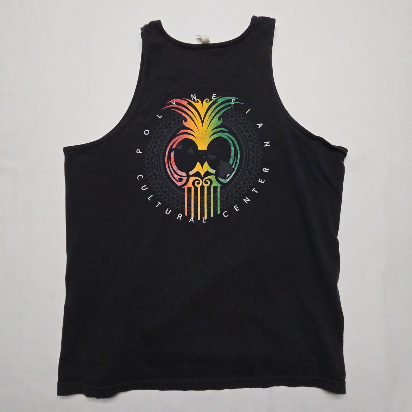 Polynesian Cultural Center Tank Top Mens Black Graphic XL Hawaii Cotton gallery