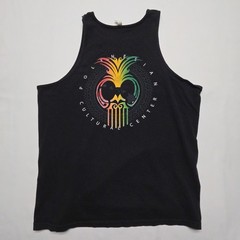 Polynesian Cultural Center Tank Top Mens Black Graphic XL Hawaii Cotton