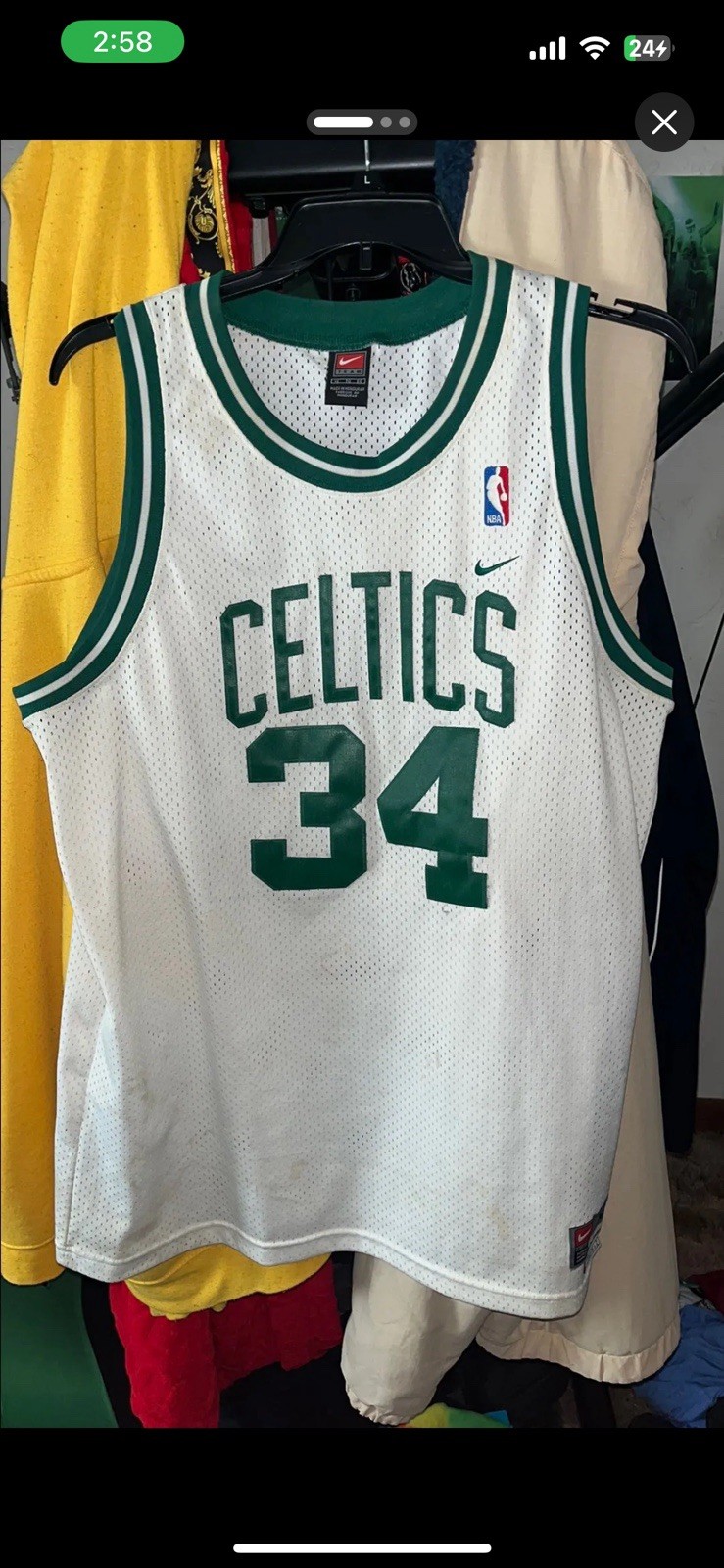 Paul Pierce Boston Celtics Home Nike Jersey Size XL gallery