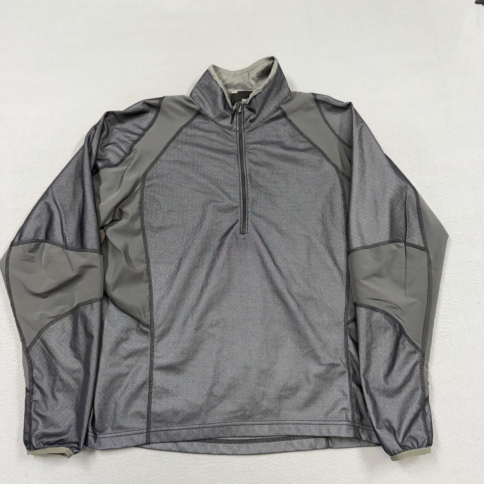 Marmot Pullover Mens Medium Gray 1/4 Zip Long Sleeve N2S Performance Hiking Top gallery