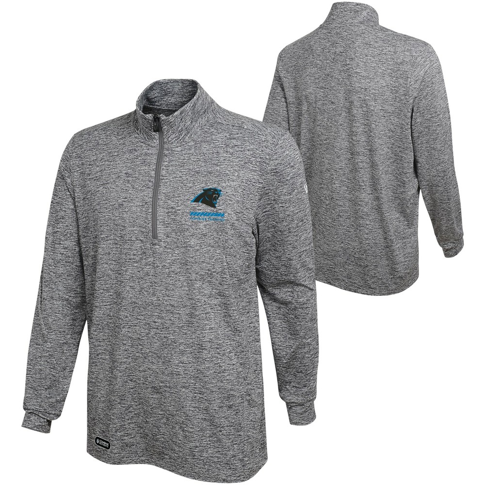 New Era NFL Men's Carolina Panthers Guts N Glory 1/4 Zip Performance Top