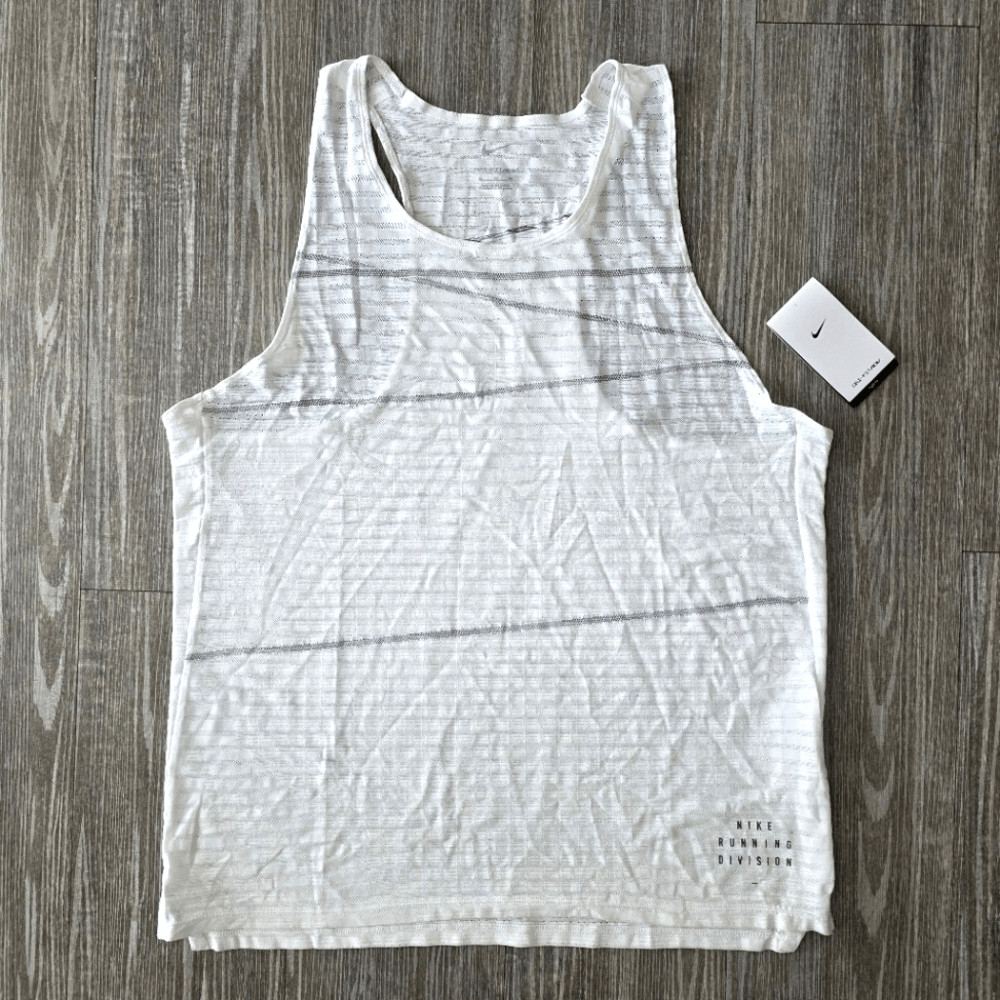 Nike Dri-Fit ADV Running Division Pinnacle Tank Racer Back XL White DQ4774-100 gallery