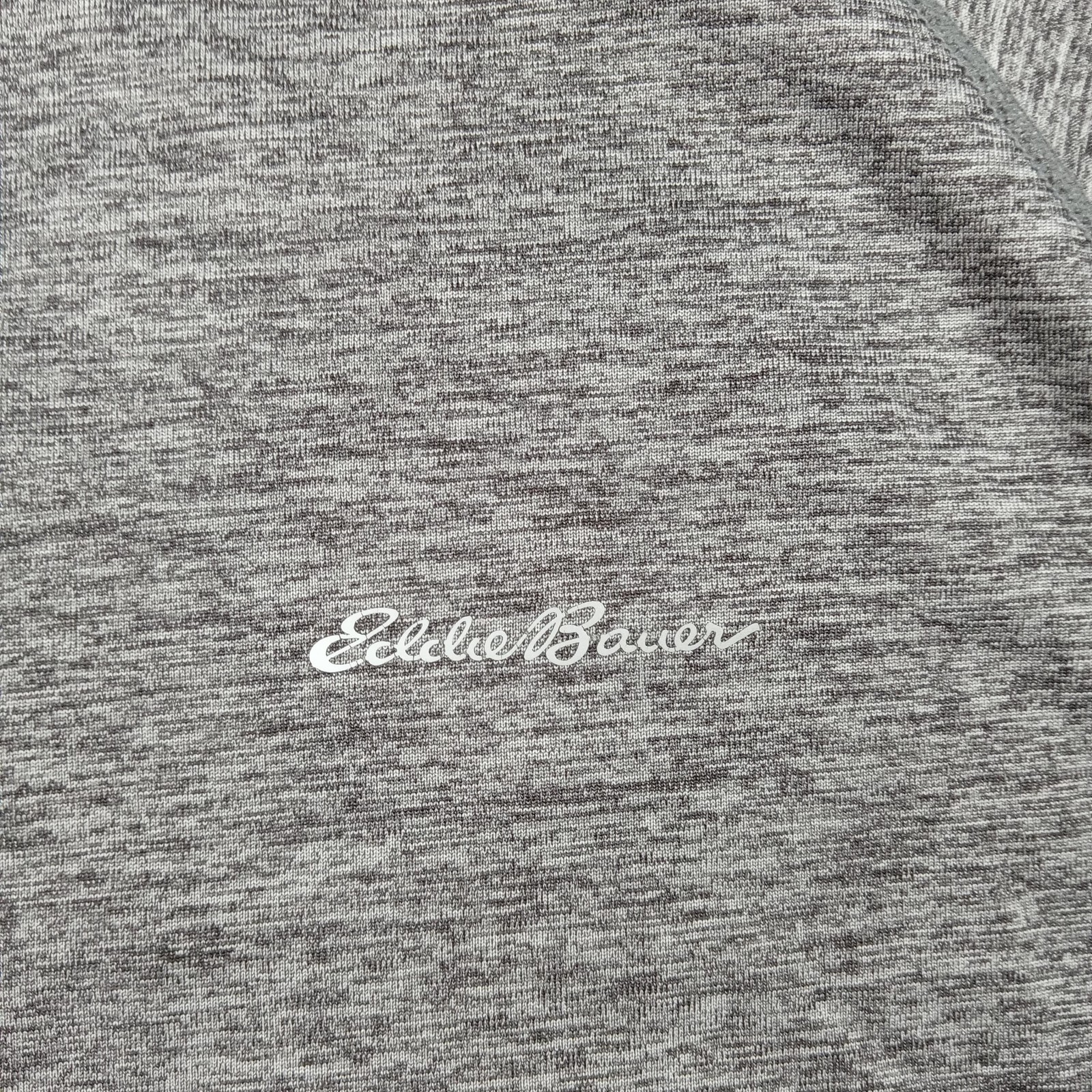 Eddie Bauer Shirt Mens Large Gray Short Sleeve Athletic Performance Top Gym gallery