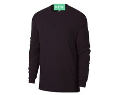 NEW Nike Sportswear Tech Pack Crew Long Sleeve Maroon AA3782 659