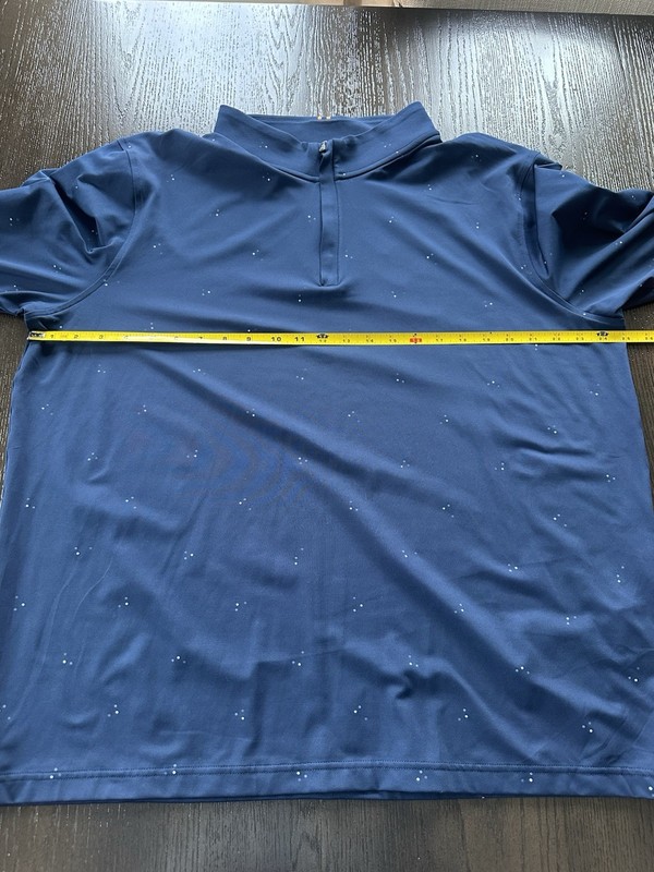 Men’s UNDER ARMOUR GOLF 1/4 Zip Pullover | Size XXL | Navy/Gray/ Orange gallery