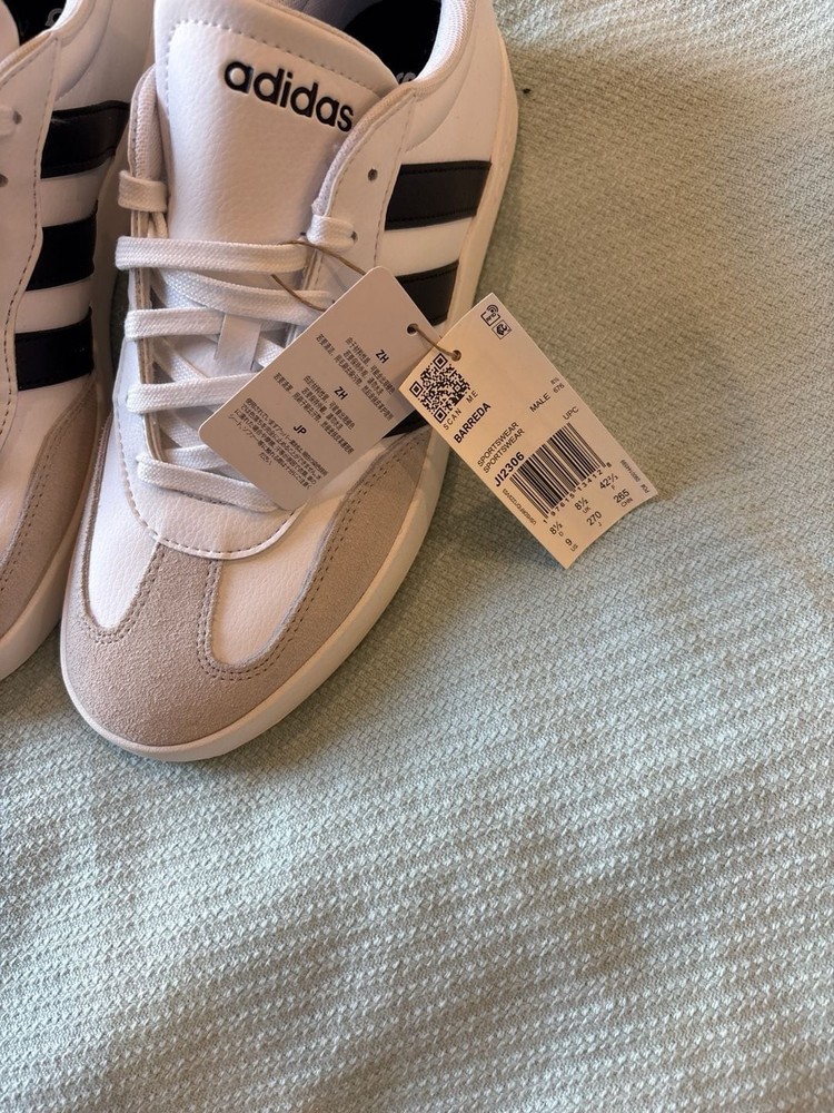 adidas Barreda Sneakers in Cloud White/Core Black/Grey One
