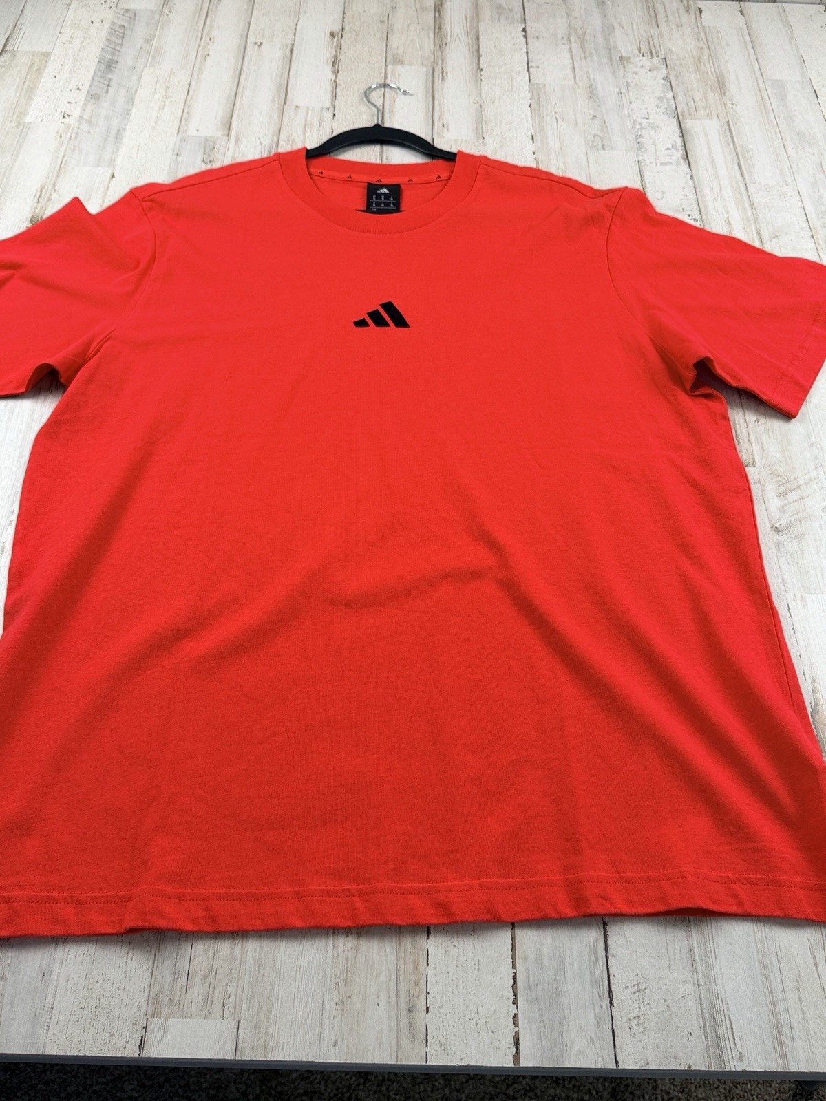 Adidas Train Essentials T-Shirt Mens Large Red Tee Performance Gym NWOT JF1095 gallery