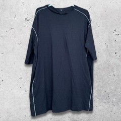 COS T-Shirt Oversized Fit Stylish Stitch Details Premium Quality Luxury Black S