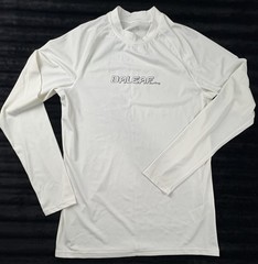 Baleaf Surfing Shirt Mens 2XL White Long Sleeve Rash Guard Swim Top Beach
