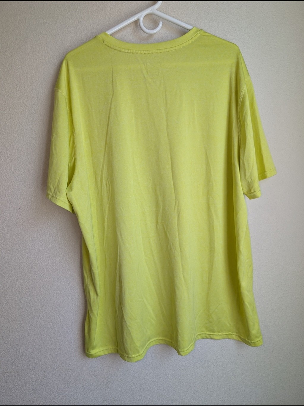 Jockey Sports Neon Lime V-Neck Short Sleeve Tee Size XXL gallery
