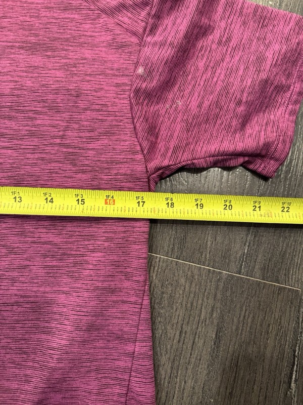 REI Shirt Mens M Pink Heather Purplish Short Sleeve Crew Outdoor Hiking Casual gallery
