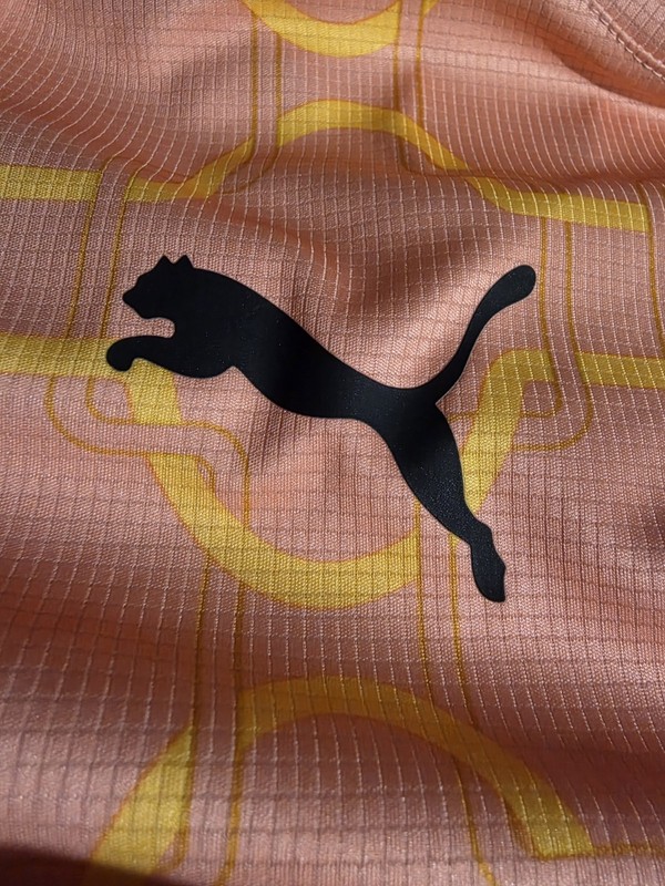 NWT Men's Puma 2025/26 AC Milan Warm Up Jersey - Small - Pink/Yellow gallery