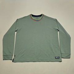 Rhone Men Long Sleeve Performance Large Sweatshirt Sage Green Neck Crew Pullover