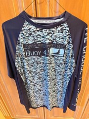 Coastal PERFORMANCE BOUY 4 Long Sleeve Performance Men’s S Blue BABY BLUE NWOT