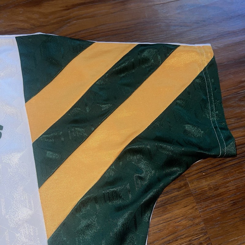 Vintage Liga Men's L College Soccer Jersey Striped Geometric Emmaus USA 90s #42 gallery